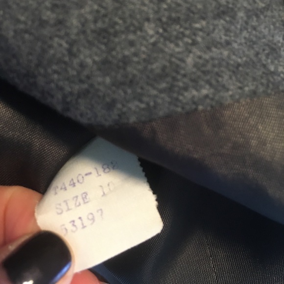 Pendleton gray virgin wool blazer jacket size 10 - Picture 2 of 5